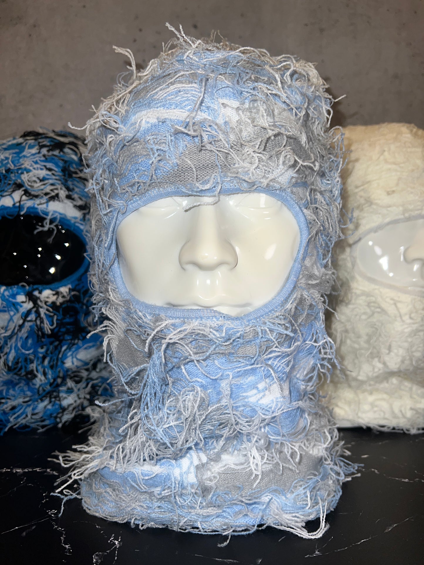 “Sky Whisper” Distressed Balaclava