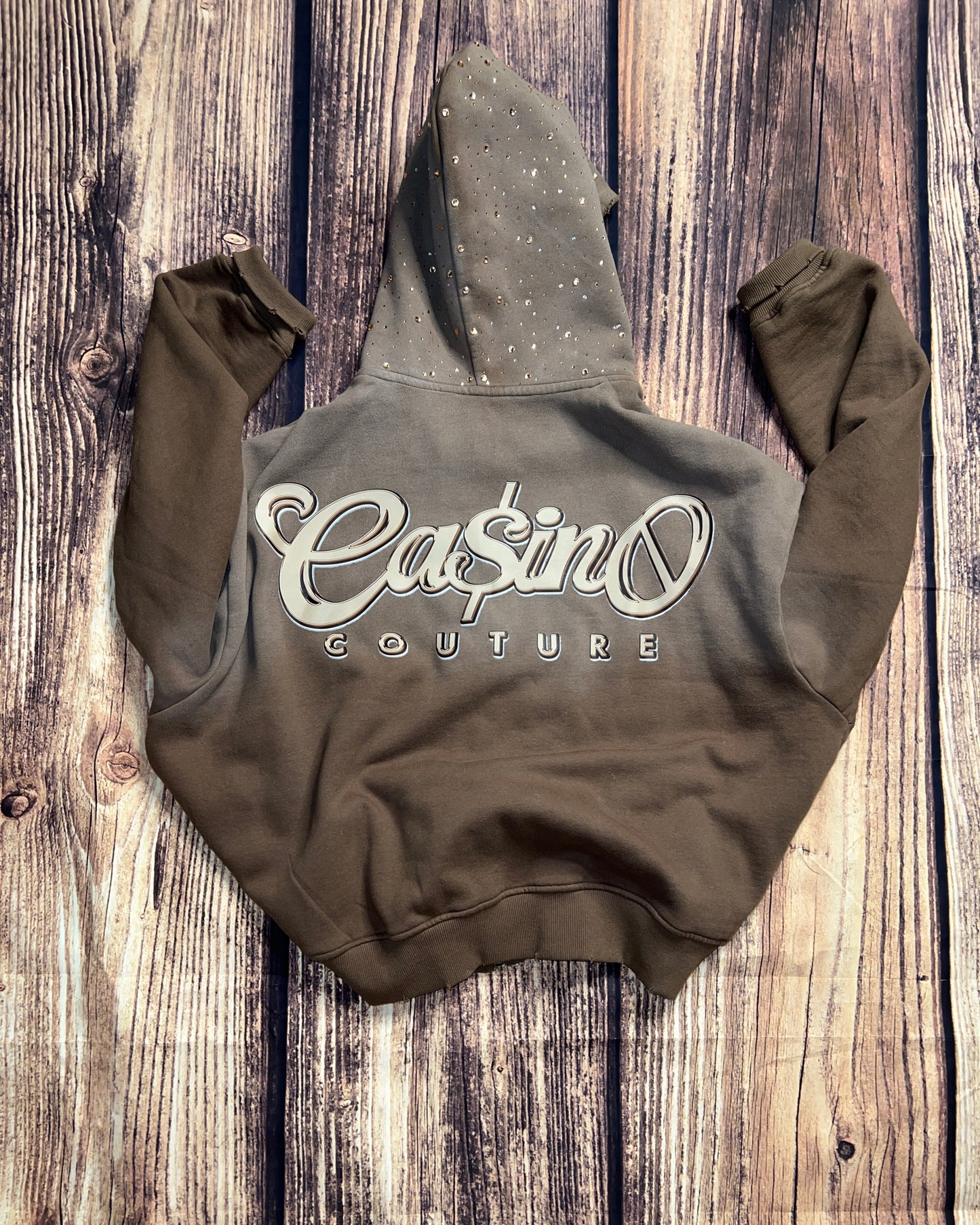 Dusty Brown Zipup Hoodie