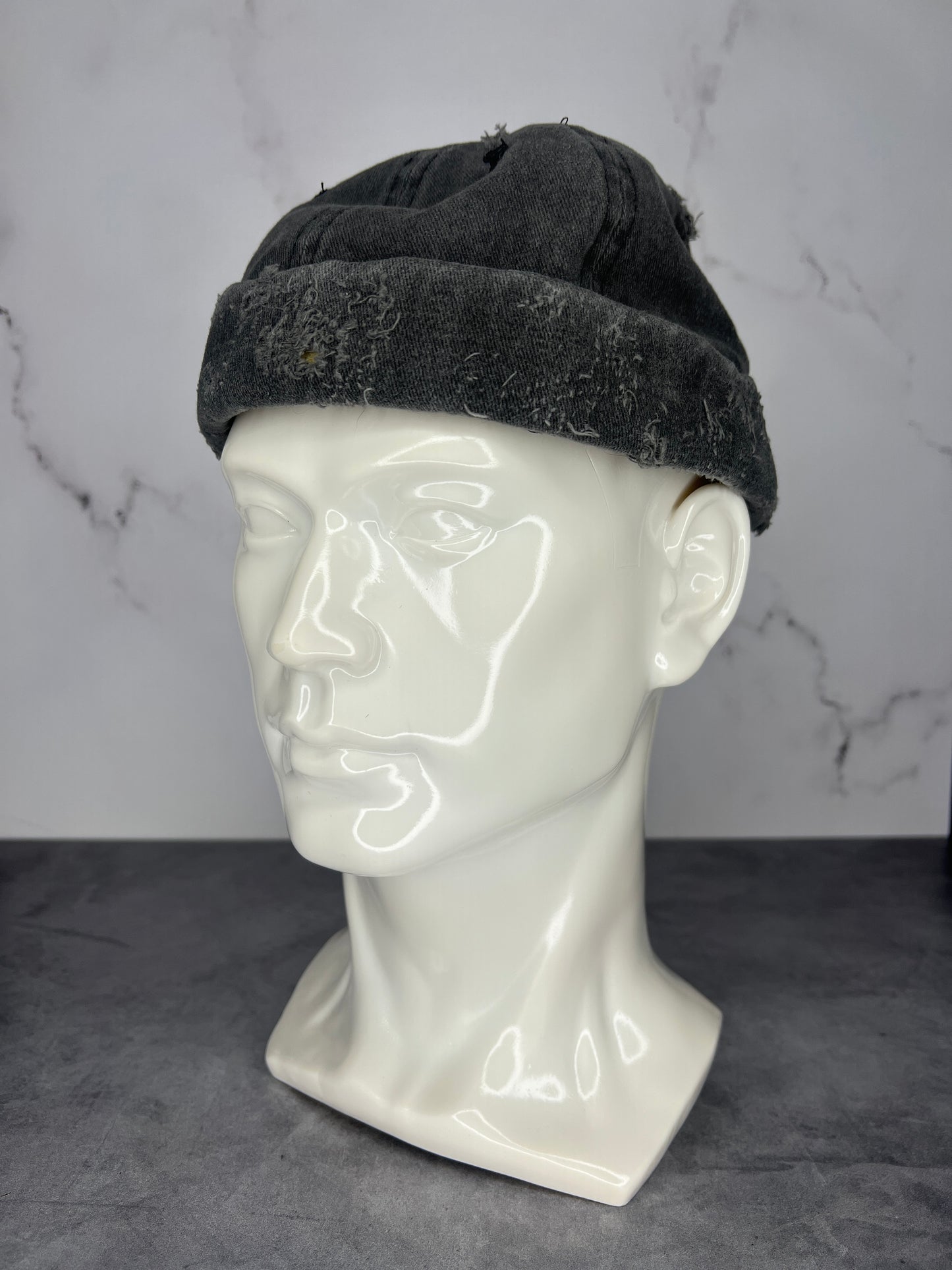 “Midnight Shadows” Brimless Distressed Cap
