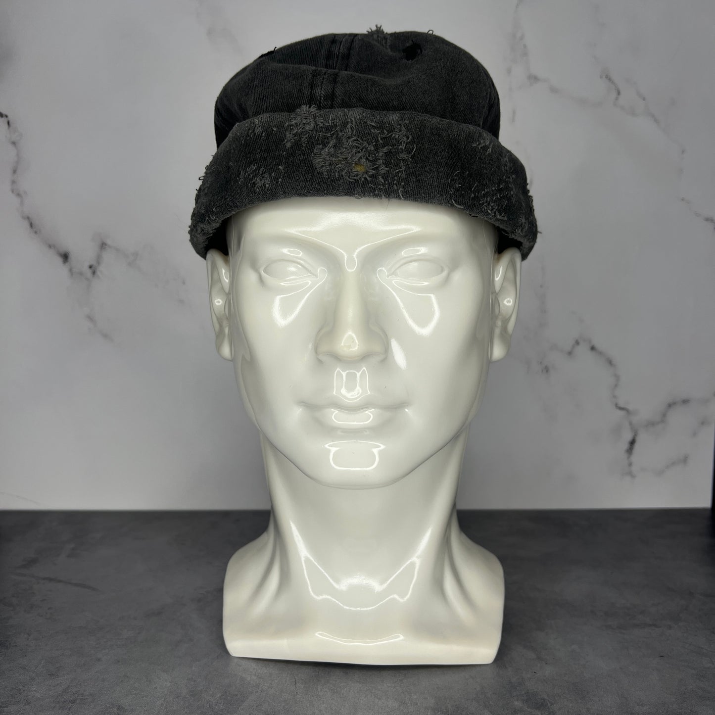 “Midnight Shadows” Brimless Distressed Cap