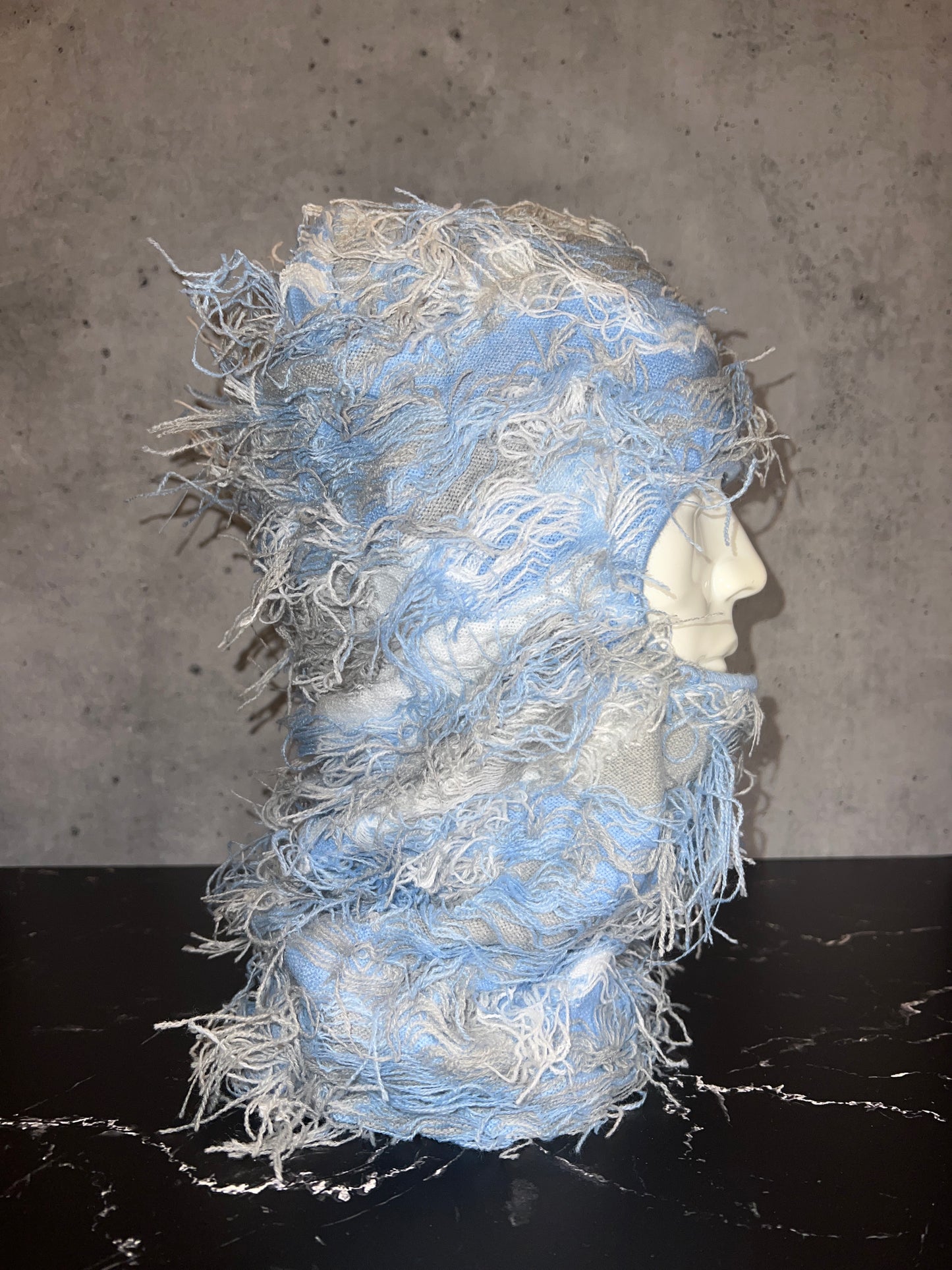 “Sky Whisper” Distressed Balaclava