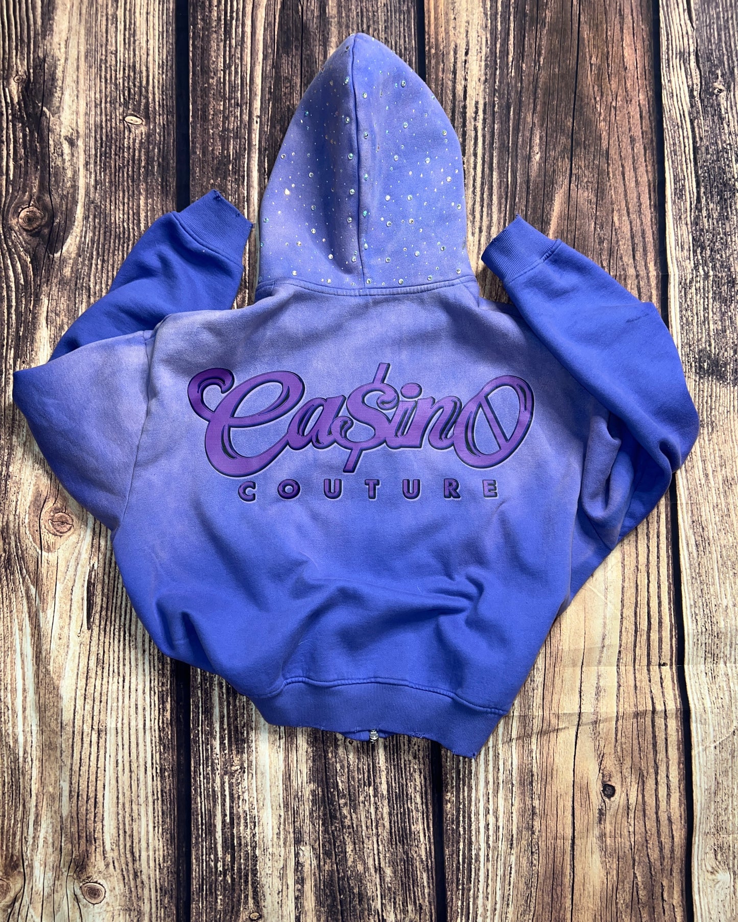 Faded Purple Zipup Hoodie