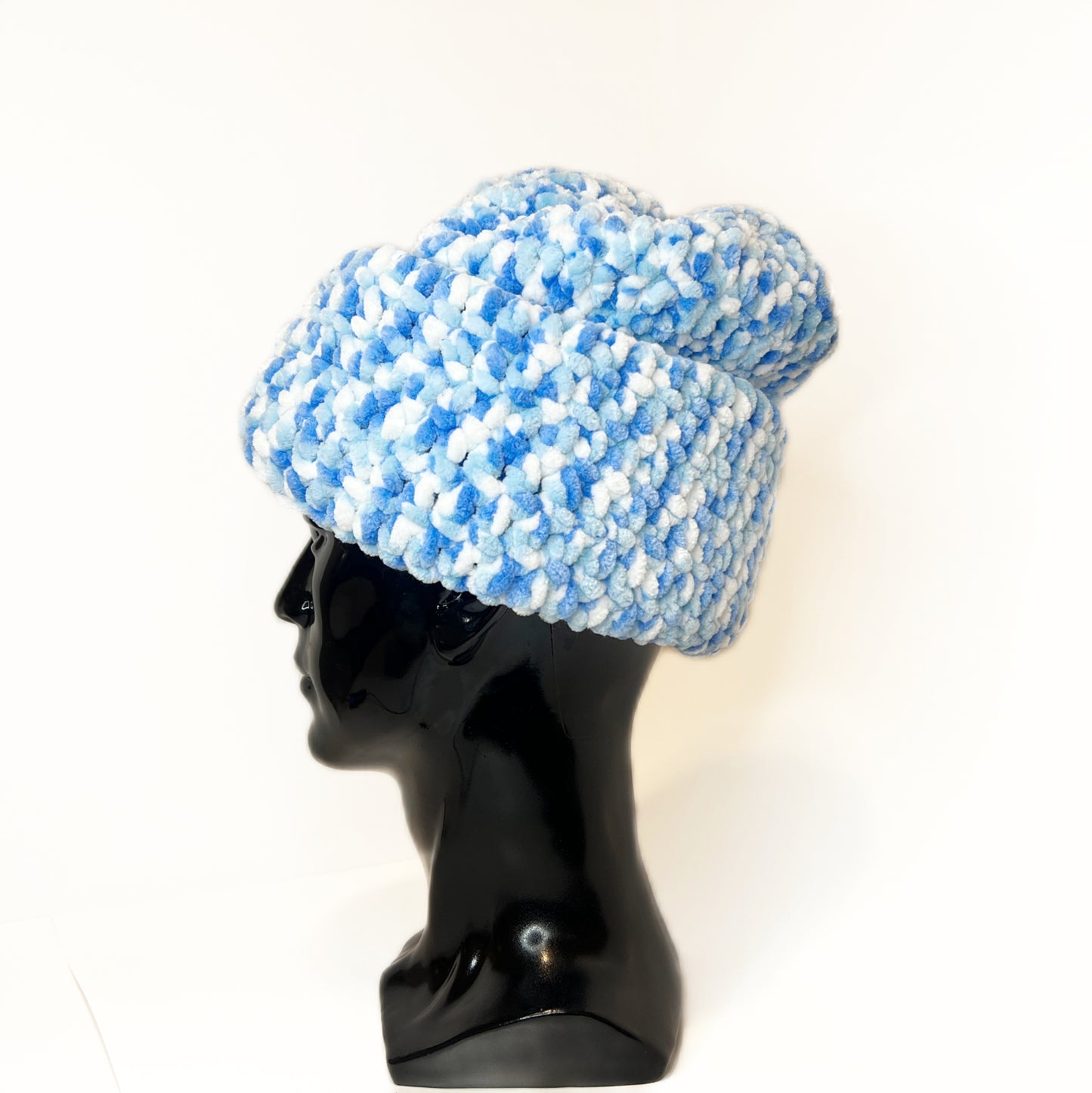 "Glacier Groove" Mega Beanie