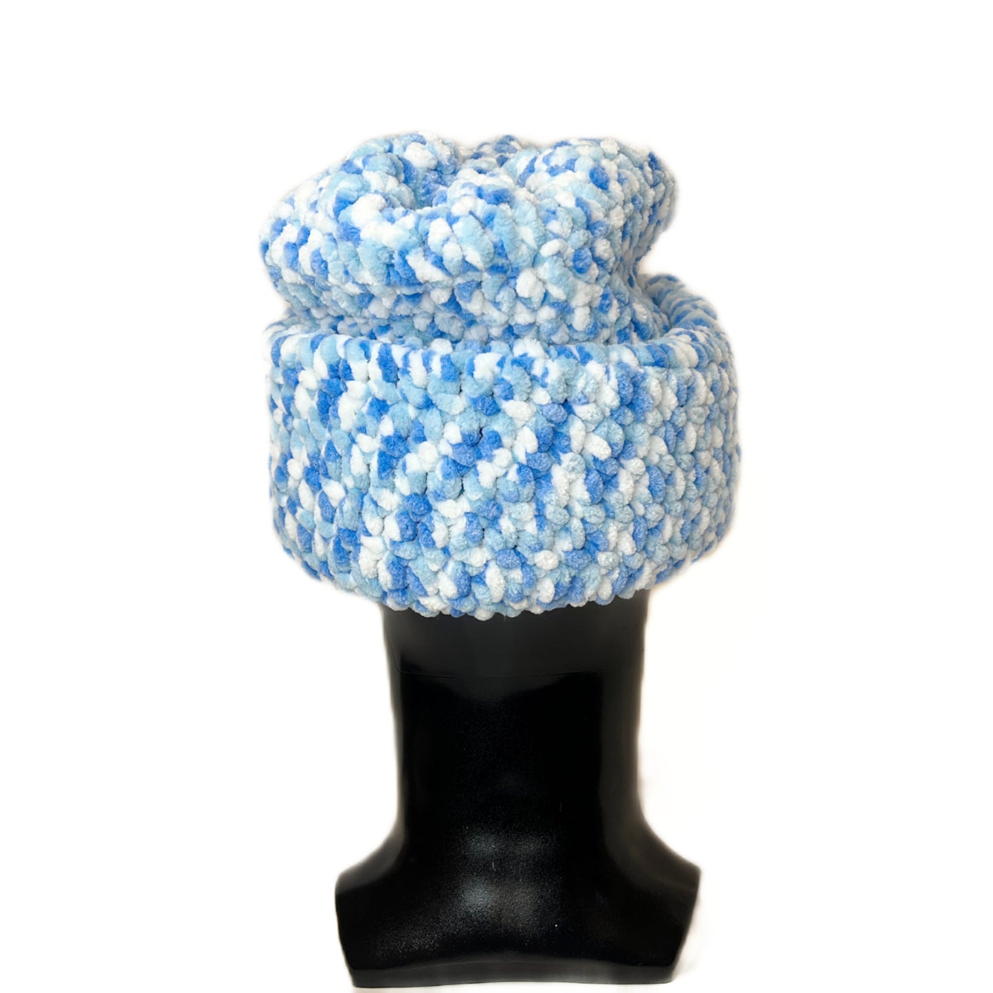 "Glacier Groove" Mega Beanie