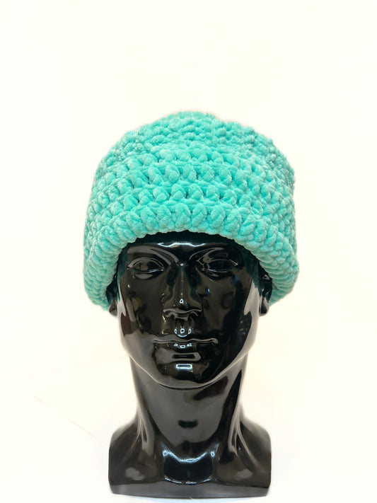 "Aqua Breeze" Mega Beanie