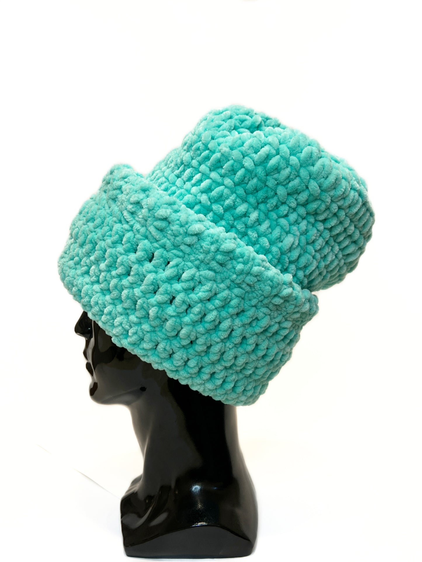 "Aqua Breeze" Mega Beanie