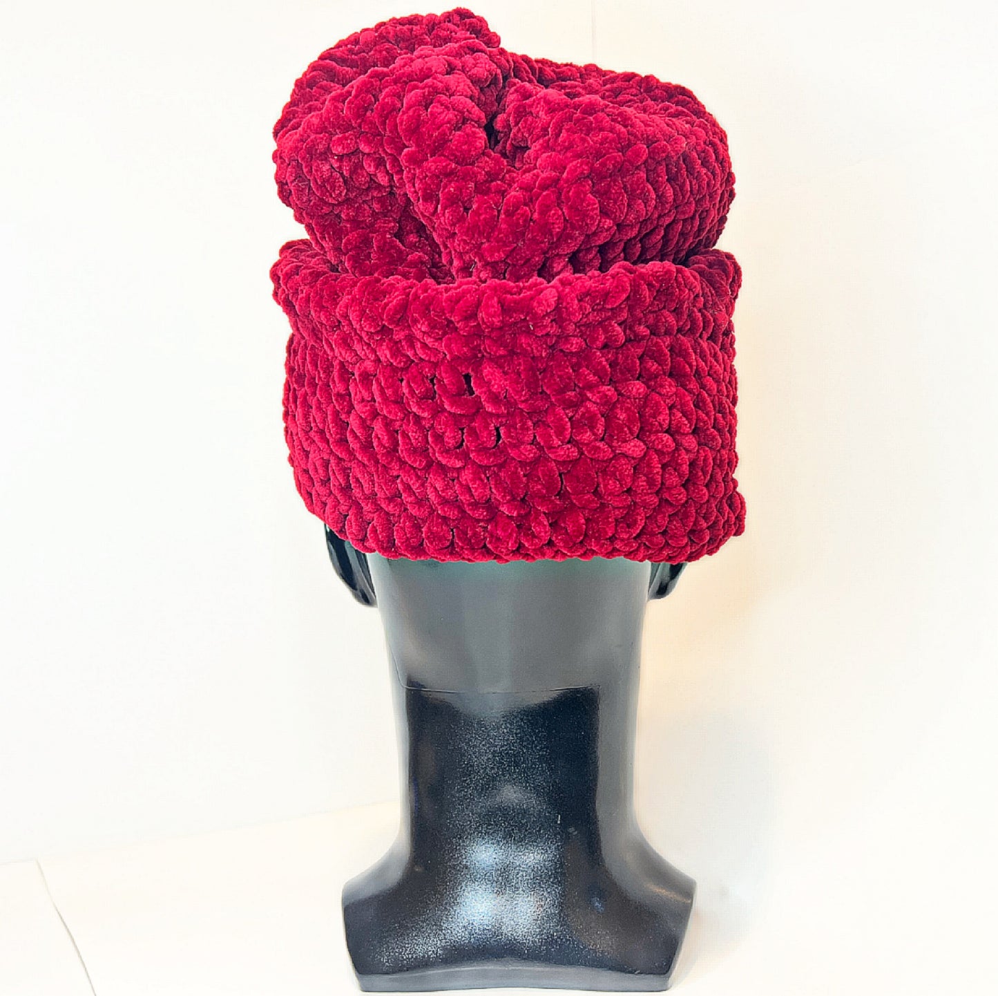 "Scarlet Embrace" Mega Beanie