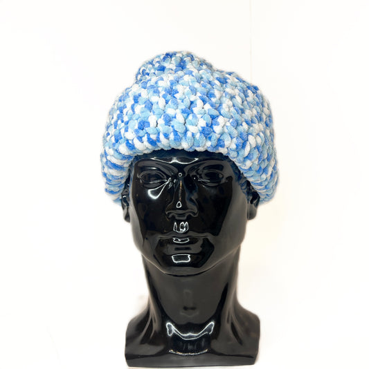 "Glacier Groove" Mega Beanie