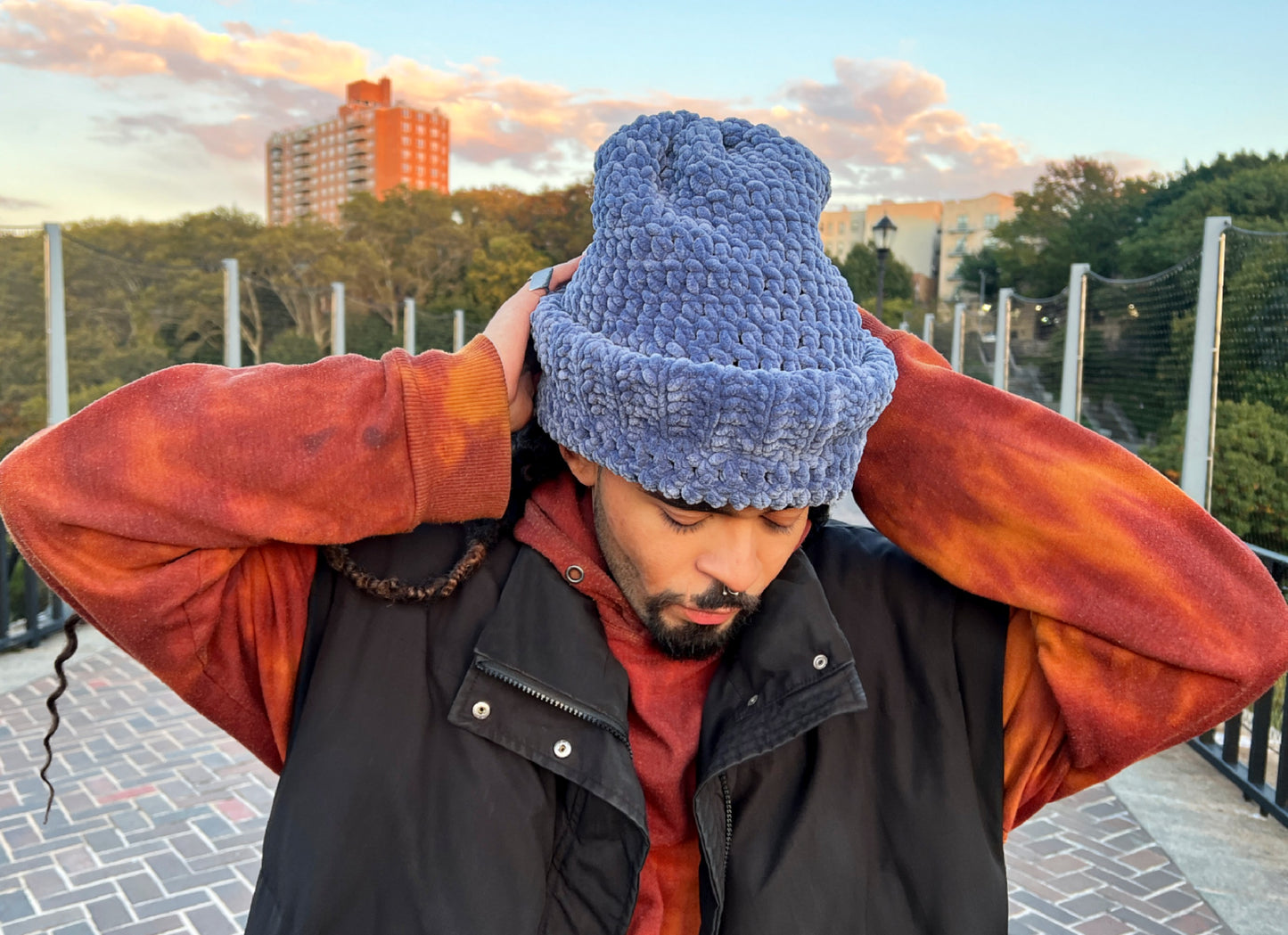 "Celestial Bliss" Mega Beanie