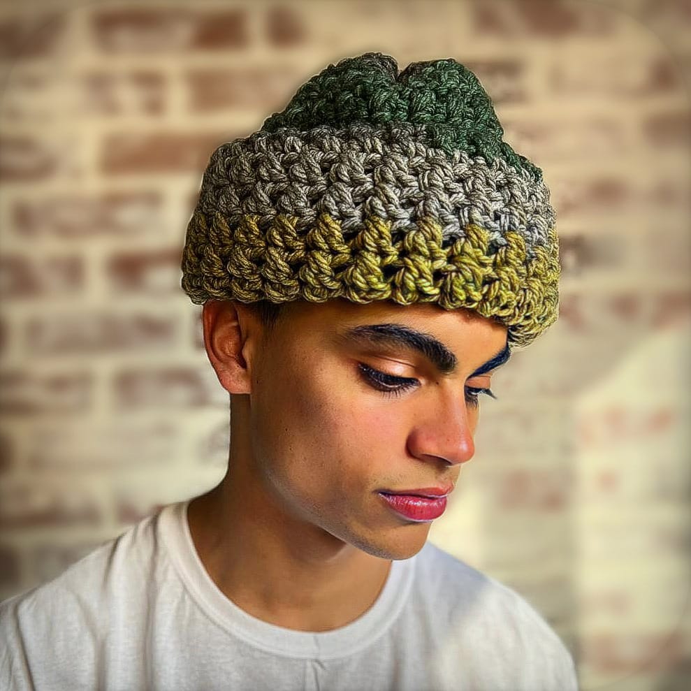 "Urban Camo" Mega Beanie